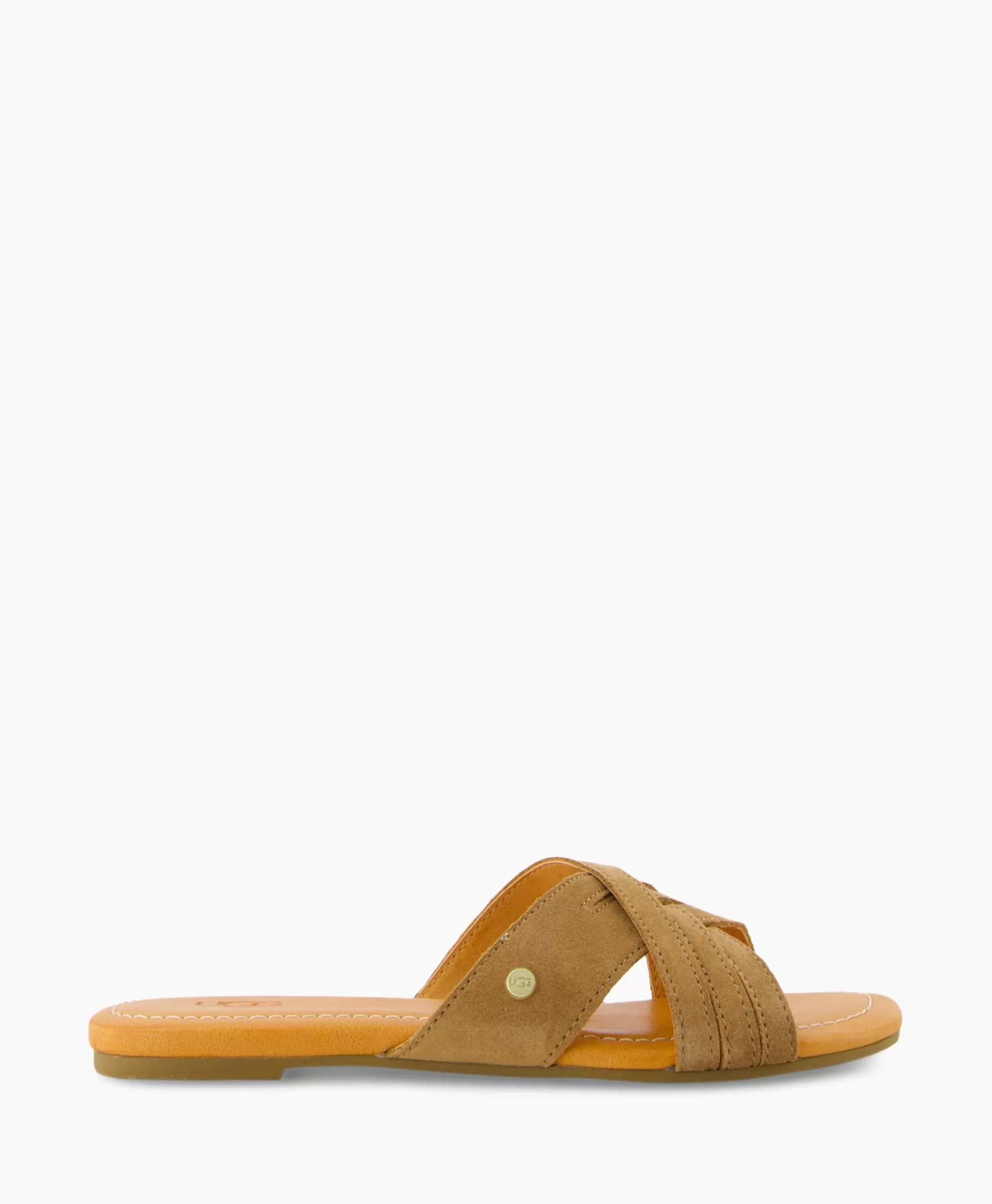 Sandalen*Ugg Sandaal Zonder Hak W Kenleigh Slide Bruin