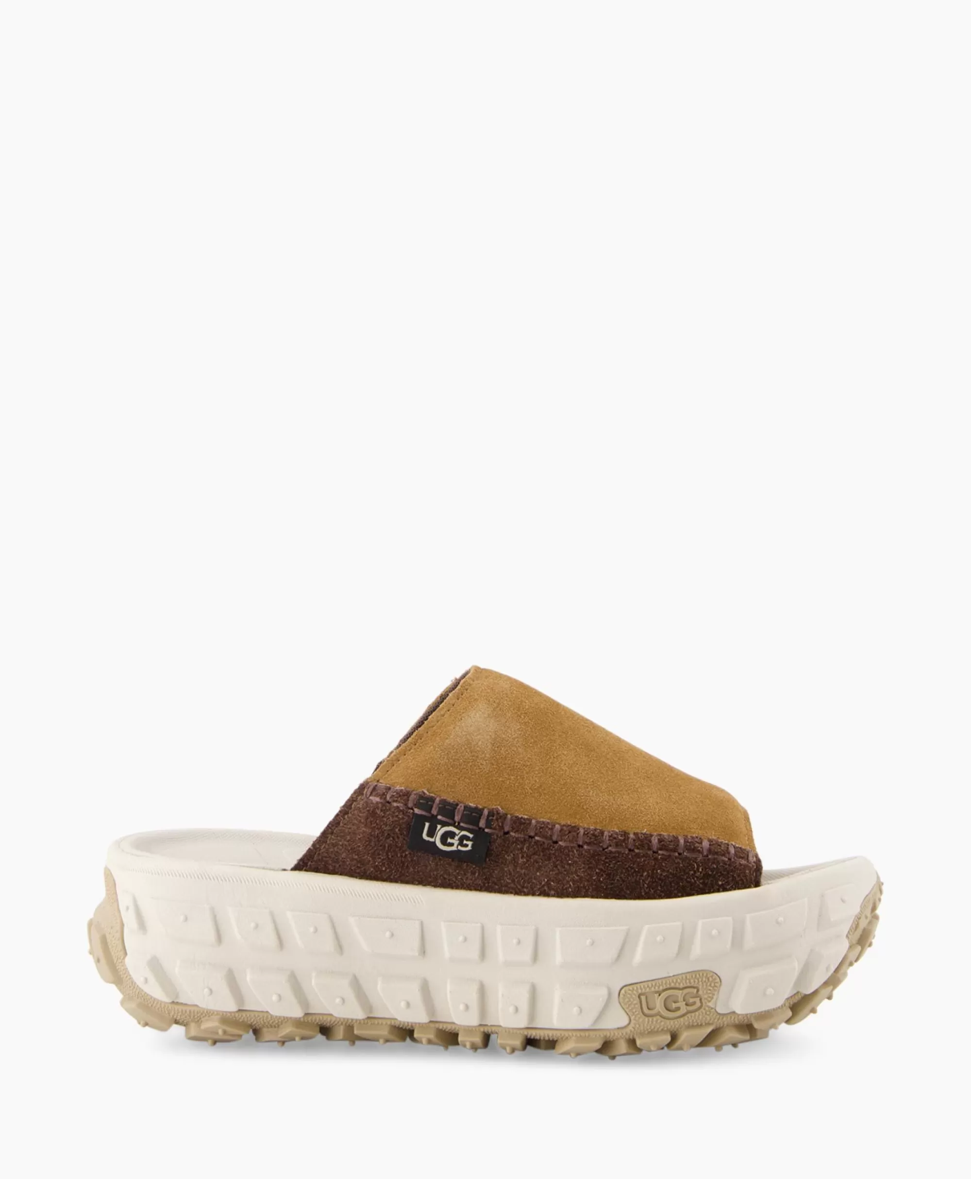 Sandalen*Ugg Sandaal Zonder Hak W Venture Daze Slide Licht Bruin