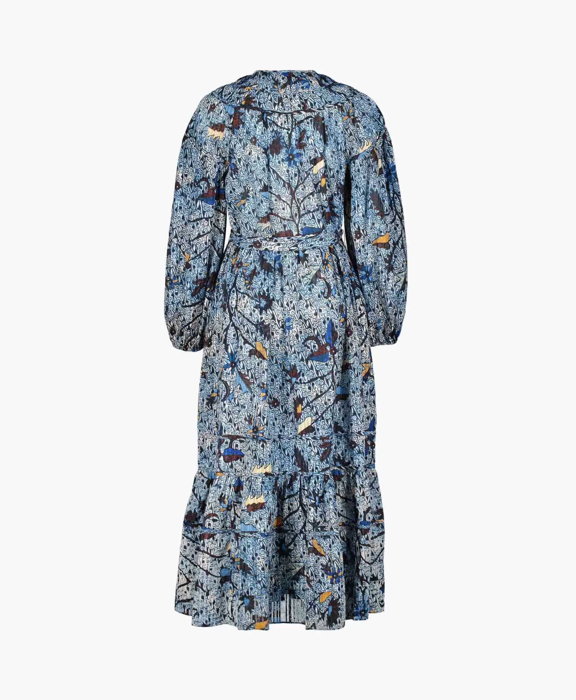 Jurken*Ulla Johnson Midi Jurk Iona Dress Blauw