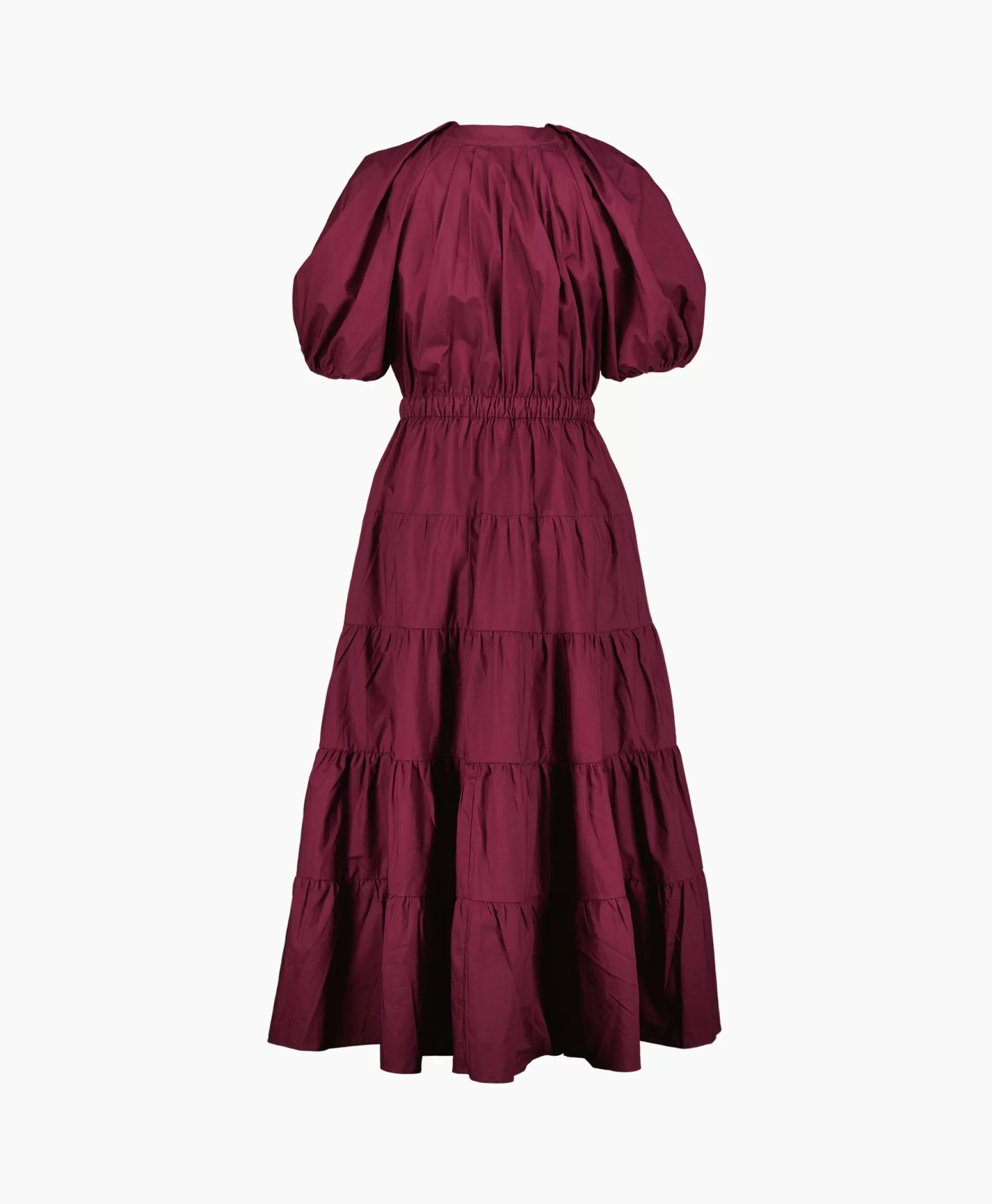 Jurken*Ulla Johnson Midi Jurk Olina Bordeaux