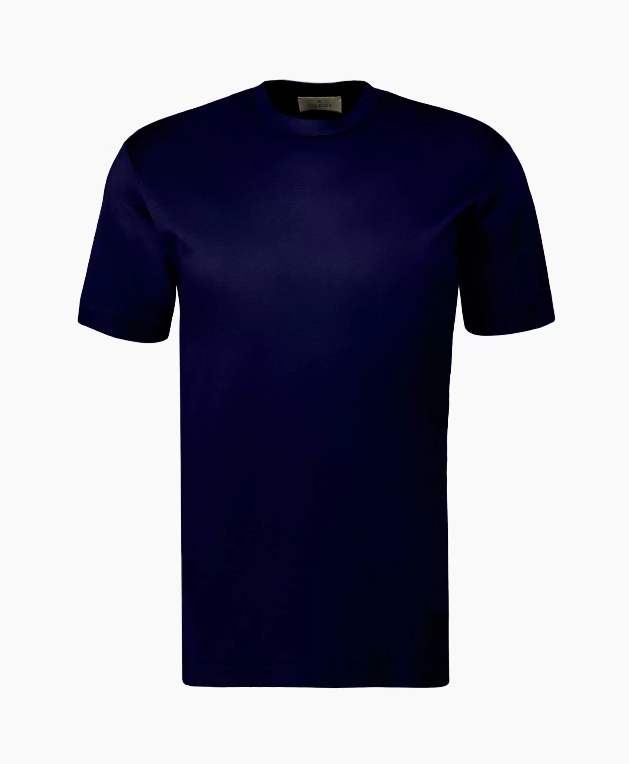 T-Shirts*Valenza T-Shirt Interlock Supima Blauw