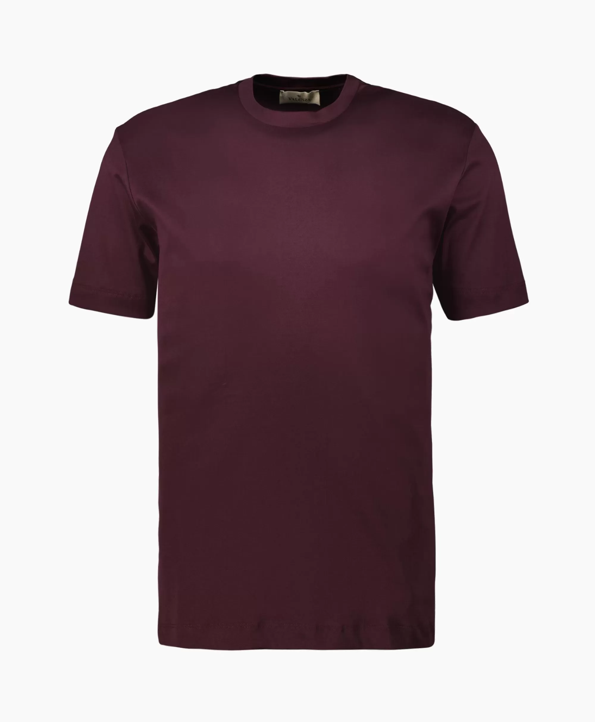 T-Shirts*Valenza T-Shirt Interlock Supima Bordeaux