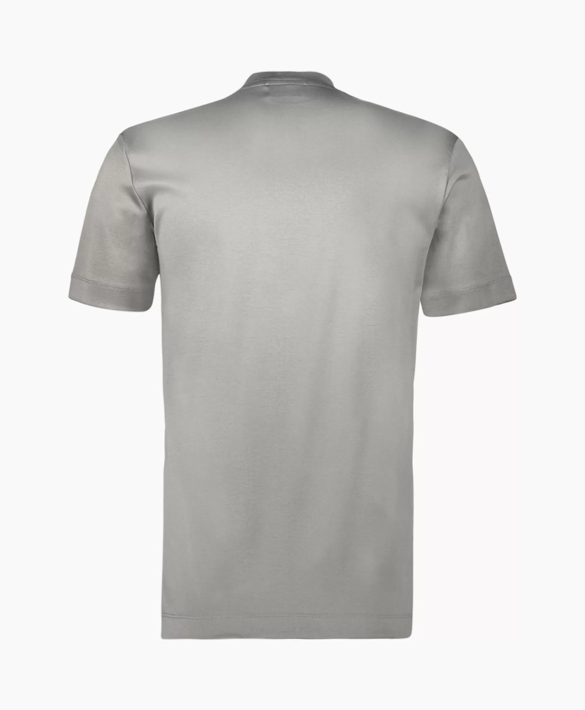 T-Shirts*Valenza T-Shirt Interlock Supima Licht Grijs