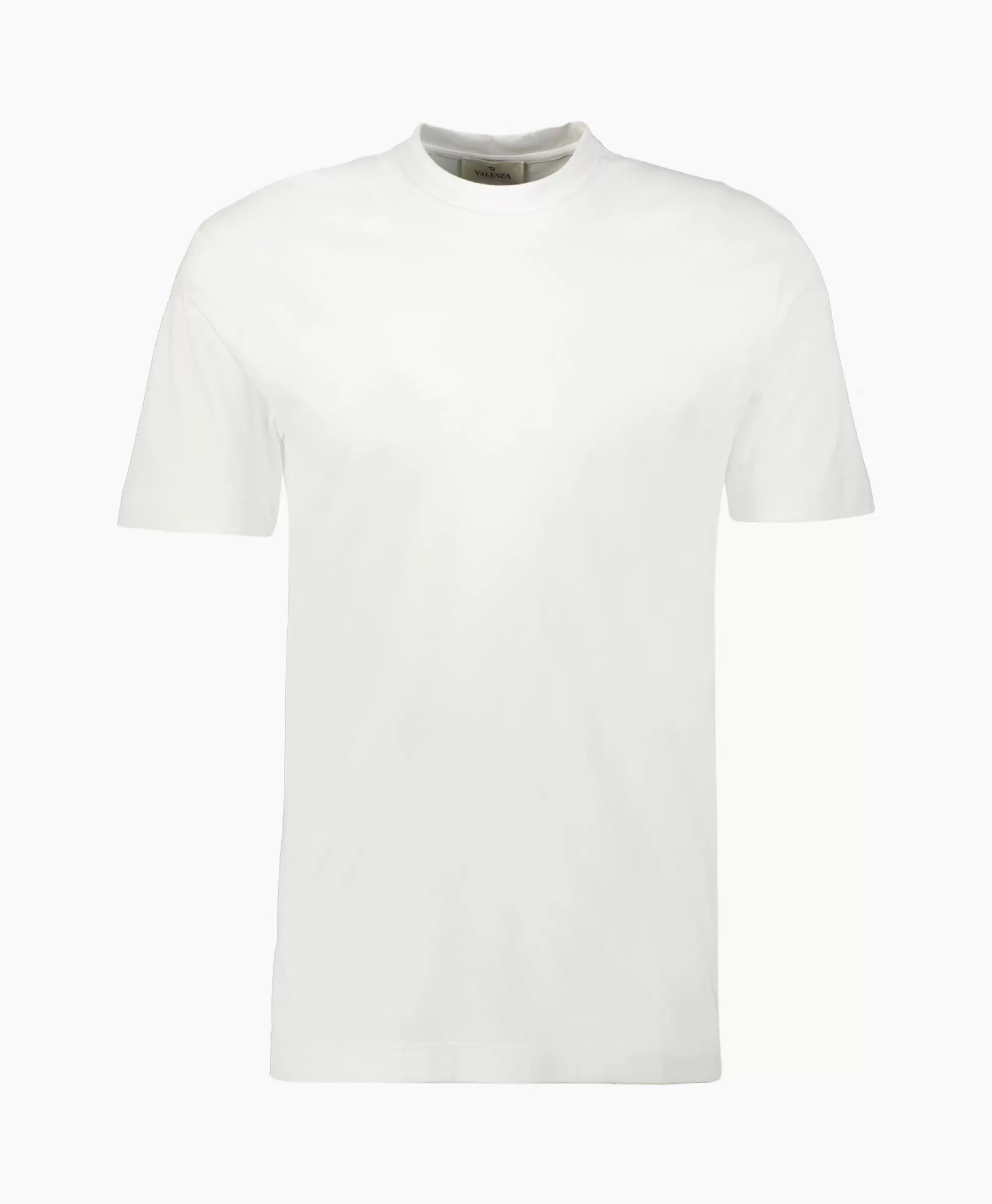 T-Shirts*Valenza T-Shirt Interlock Supima Wit