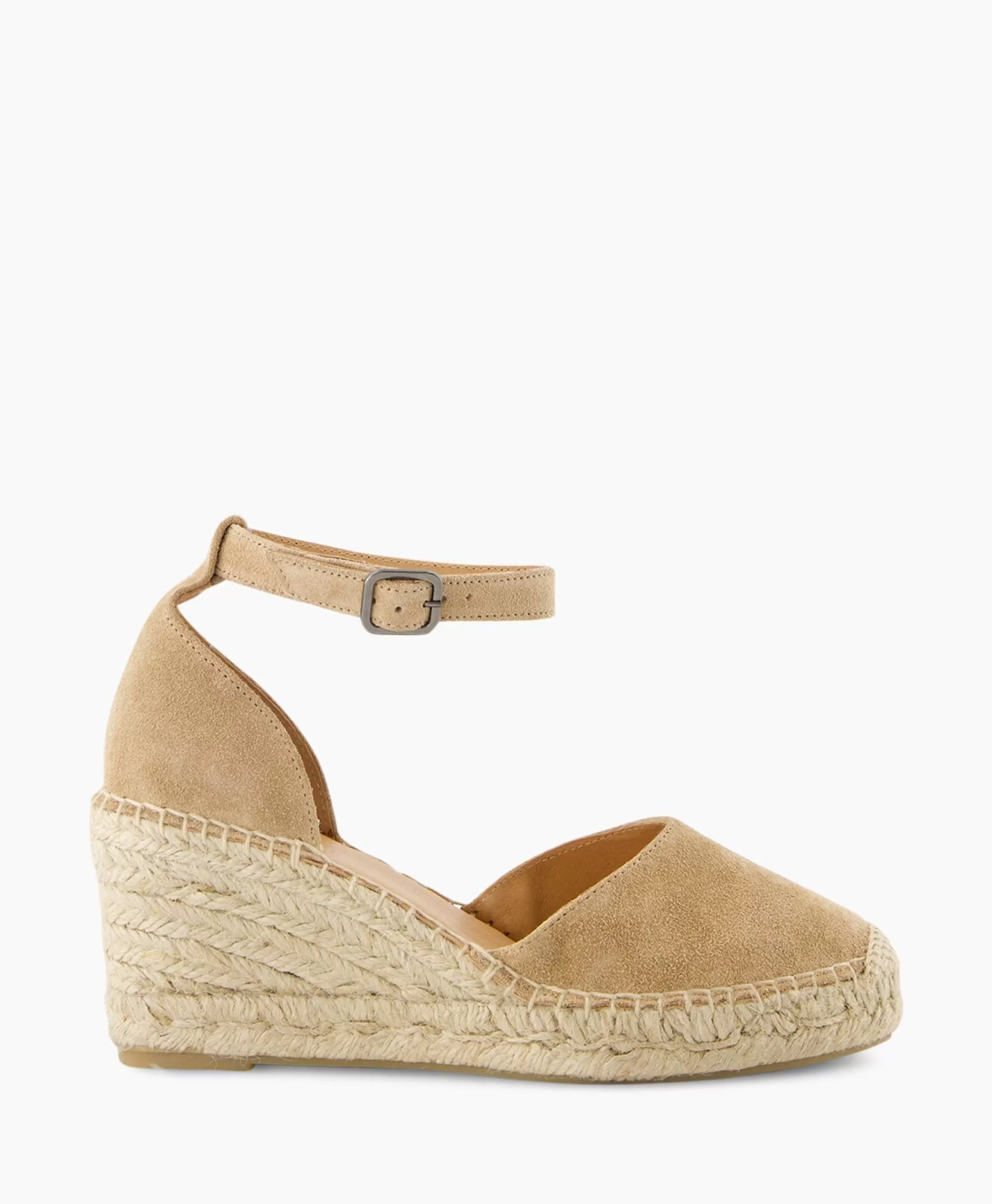 Instappers*Via Vai Espadrille Flora Braid Beige