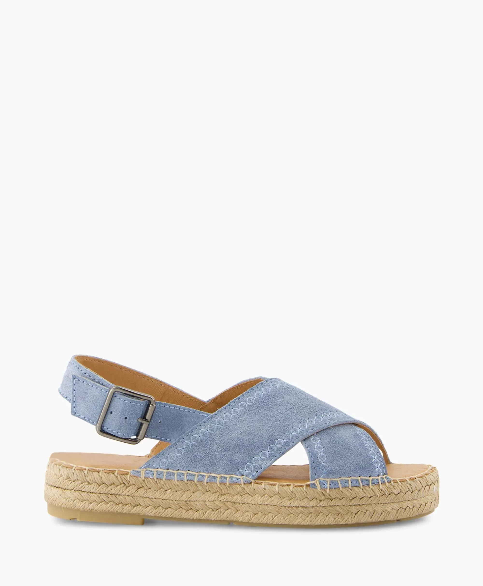 Instappers*Via Vai Espadrille Mondi Sun Blauw