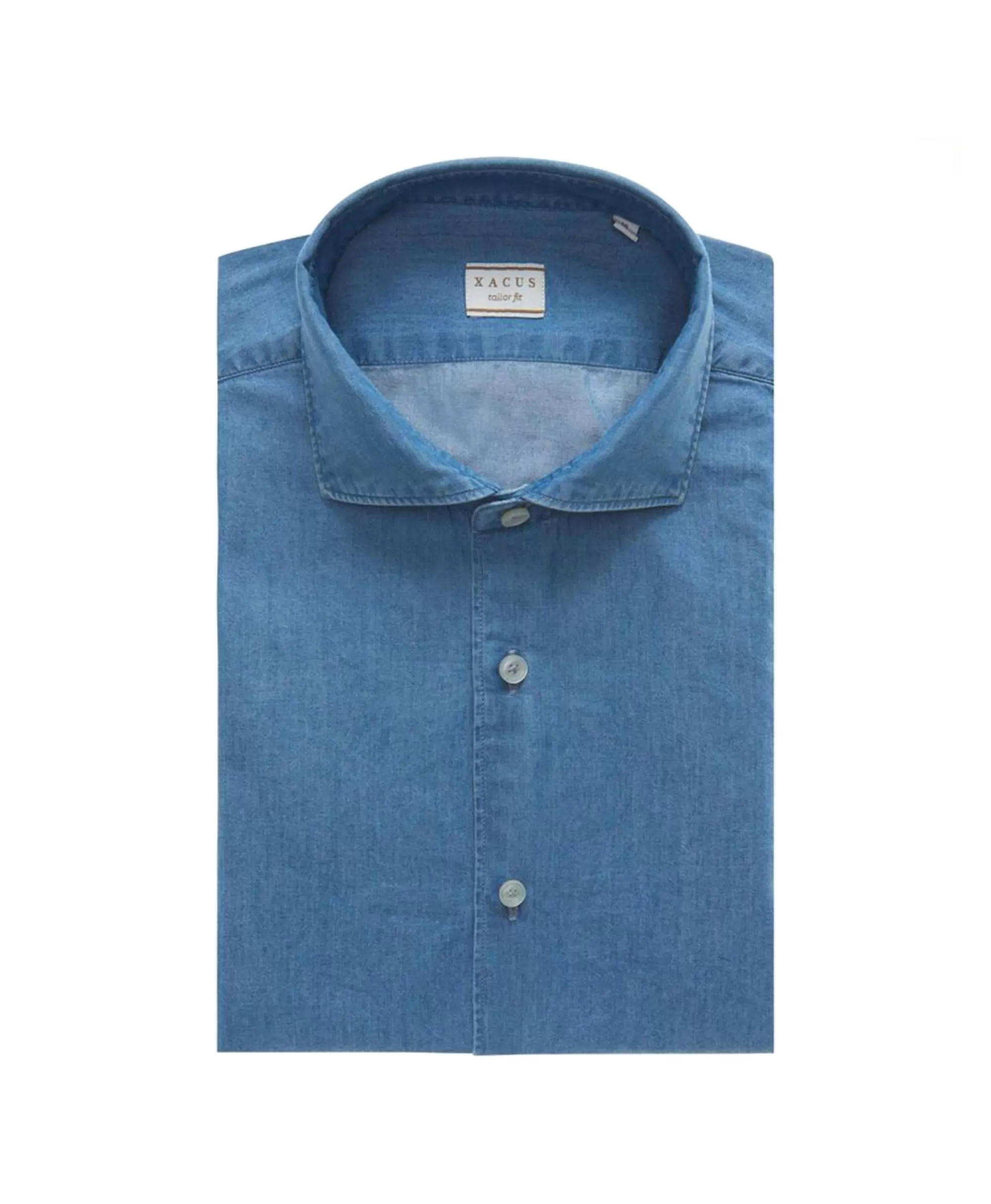 Overhemden*Xacus Casual Shirt Blauw