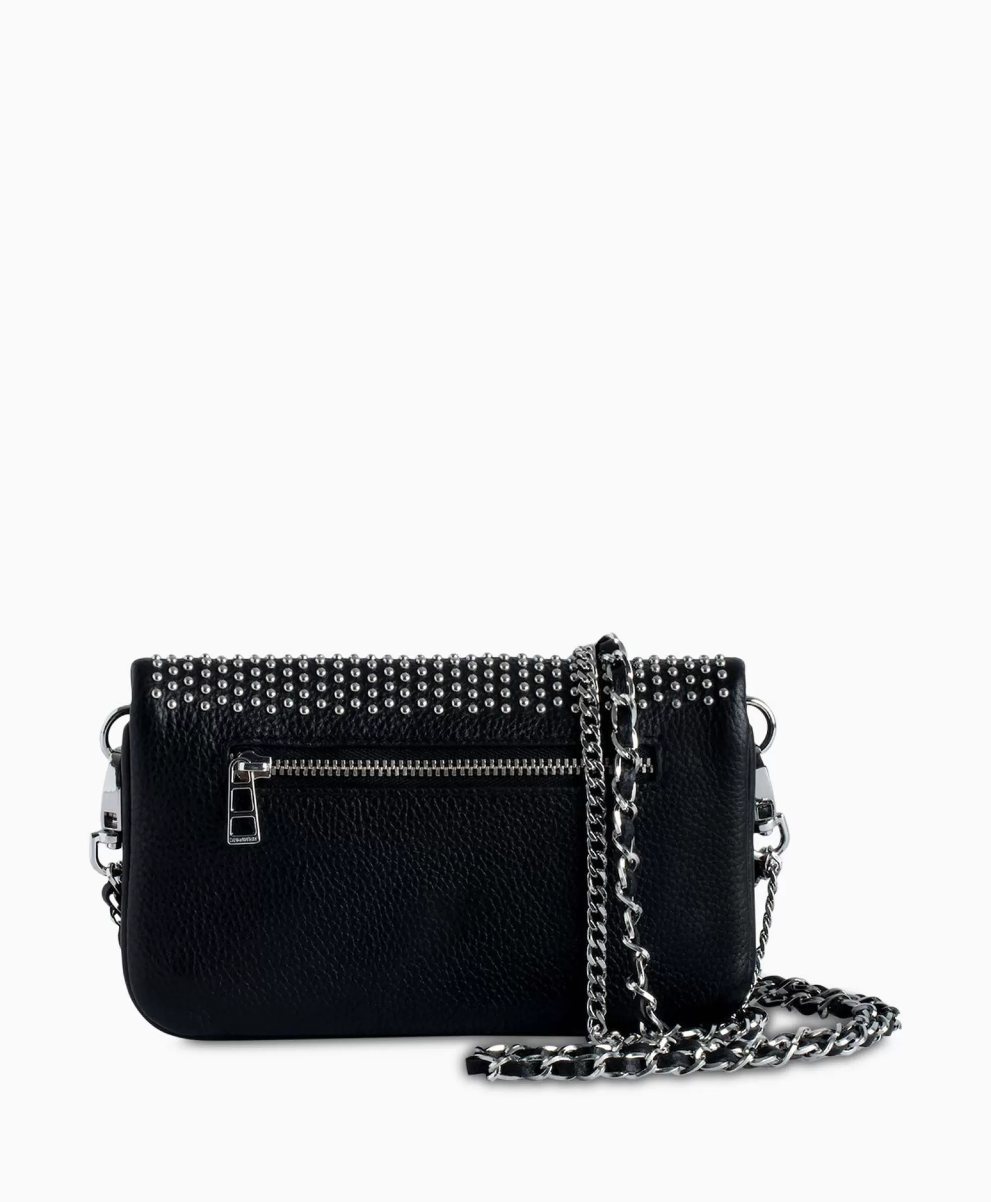 Tassen*Zadig & Voltaire Zadig & Voltaire Crossbody Tas Rock Nano Plumetis Zwart