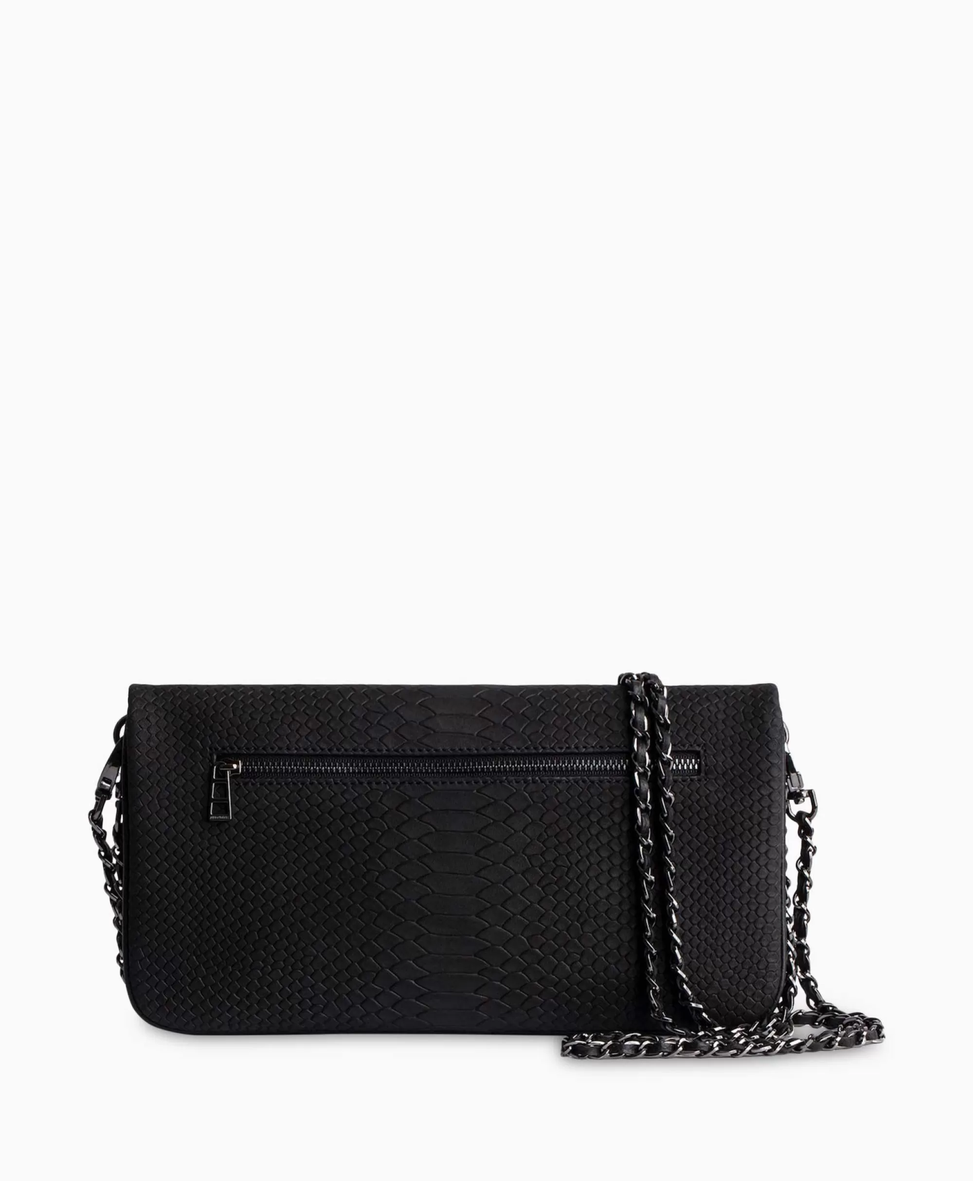 Tassen*Zadig & Voltaire Zadig & Voltaire Crossbody Tas Rock Soft Savage Zwart